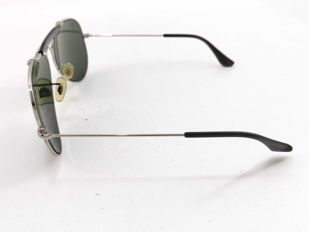RayBan レイバン サングラス ティアドロップ RB3407 グレー シルバー系 メタル メンズ 美品