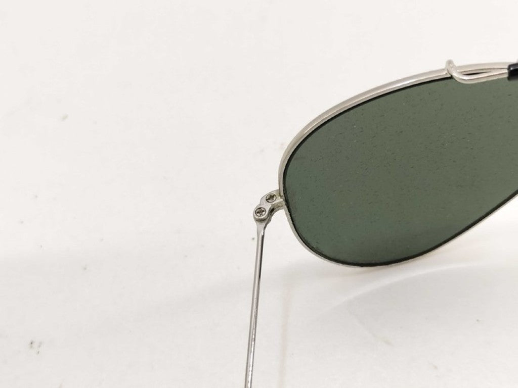 RayBan レイバン サングラス ティアドロップ RB3407 グレー シルバー系 メタル メンズ 美品