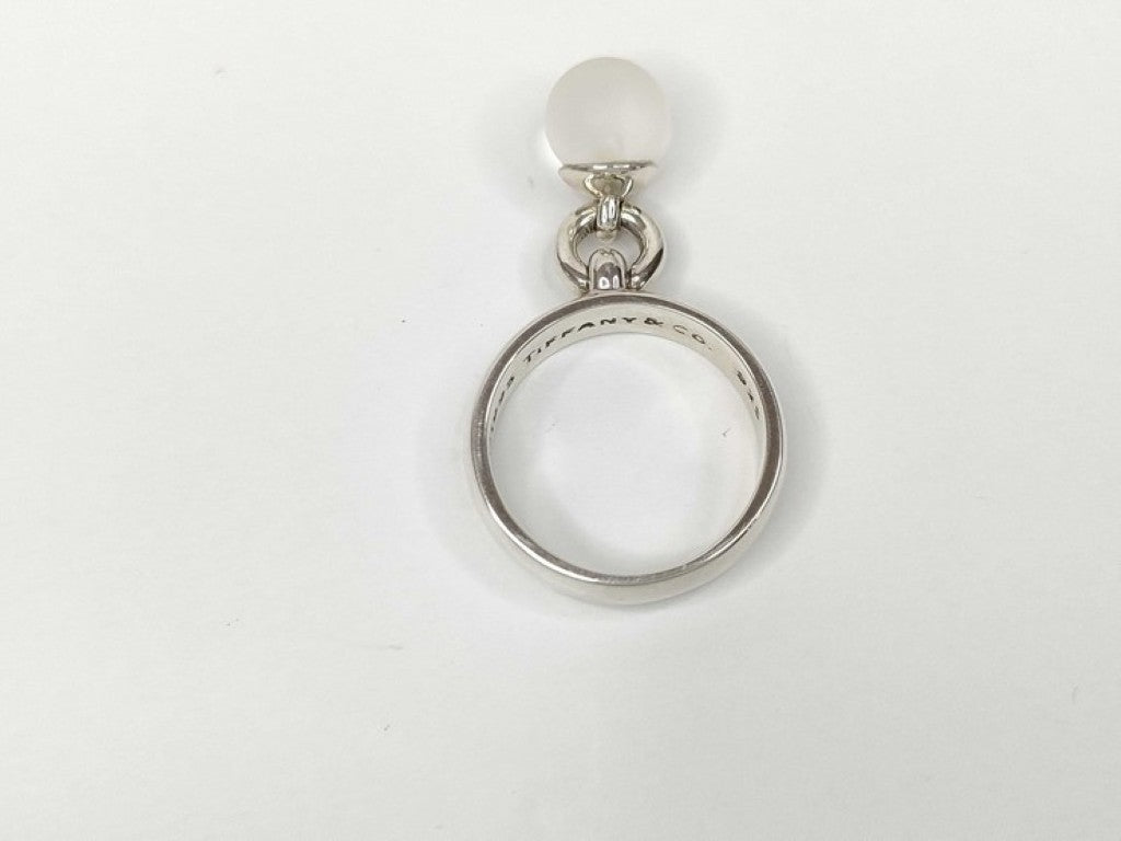 Tiffany&Co. ティファニー 指輪 ボールダンクル シルバー ピンク系 SV925 レディース リング 美品