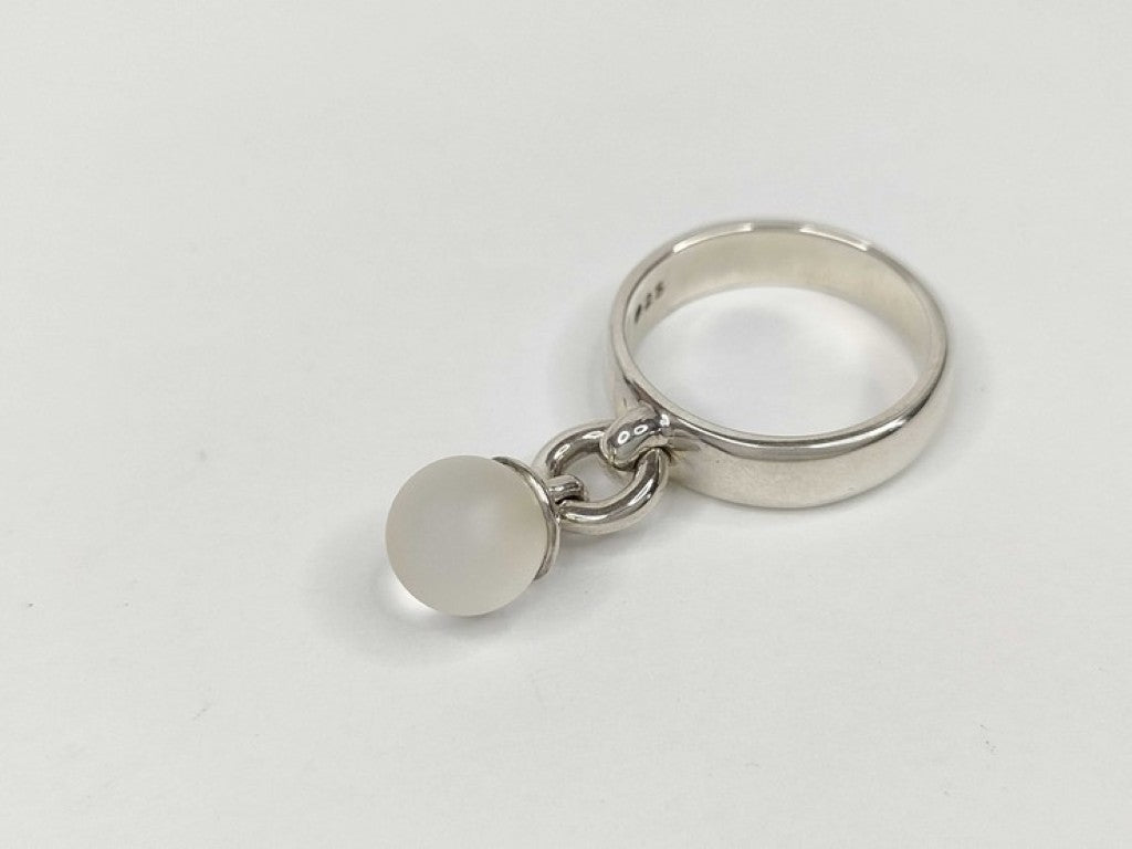 Tiffany&Co. ティファニー 指輪 ボールダンクル シルバー ピンク系 SV925 レディース リング 美品