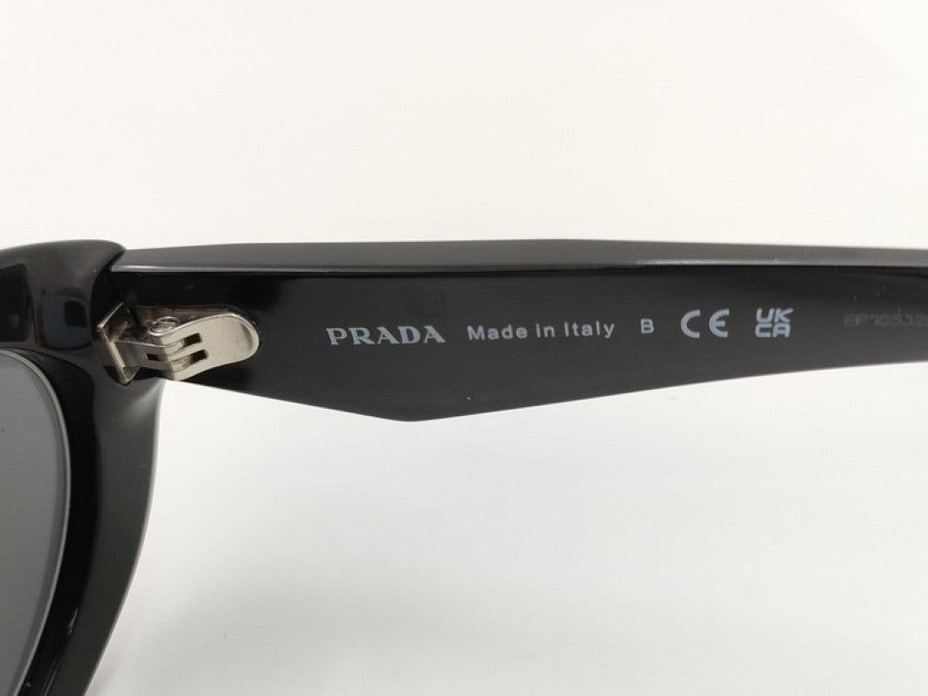 PRADA プラダ サングラス SPR26Z ブラック系 プラスチック ユニセックス 美品