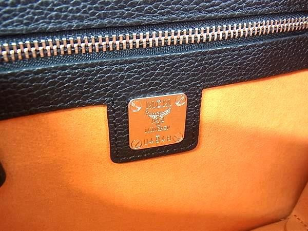 MCM エムシーエム ショルダーバッグ パトリシア MWS7SPA15BK001 ブラック系 レザー レディース シルバー金具 美品