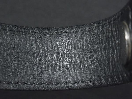 LOUIS VUITTON ルイヴィトン ブレスレット ブラスレ ホッケンハイム M6141 ブラウン モノグラム ユニセックス シルバー金具 美品