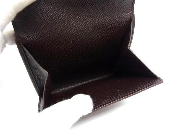 LOUIS VUITTON ルイヴィトン 財布 ポルトモネビエ カルトクレディ N61652 ブラウン ダミエ レディース Wホック 三つ折り財布