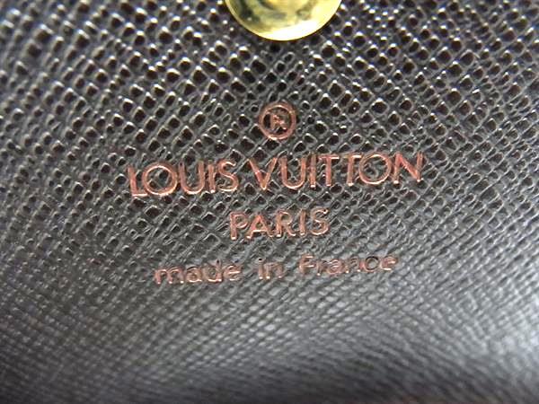 LOUIS VUITTON ルイヴィトン 財布 ポルトモネビエ カルトクレディ N61652 ブラウン ダミエ レディース Wホック 三つ折り財布