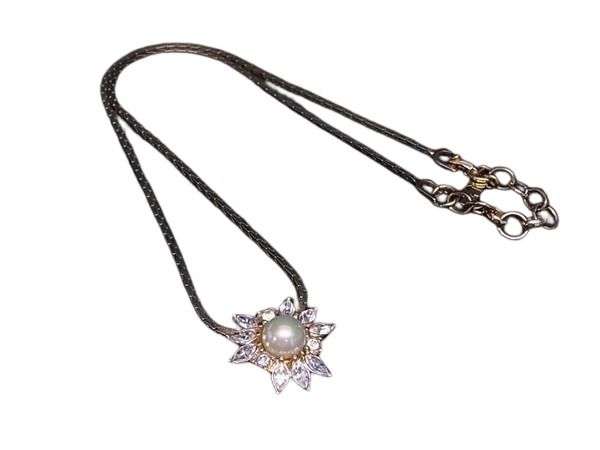 ChristianDior クリスチャンディオール ネックレス ゴールド メタル レディース パール 美品