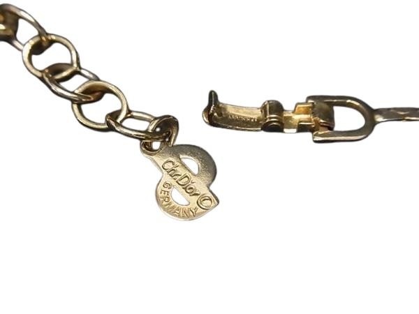 ChristianDior クリスチャンディオール ネックレス ゴールド メタル レディース パール 美品