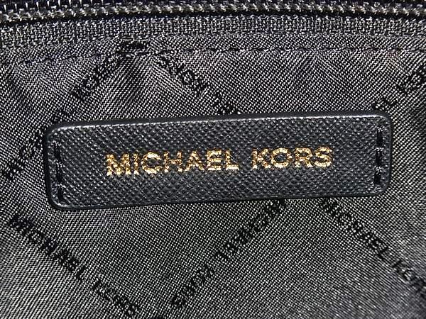 MICHAEL KORS マイケルコース トートバッグ ブラック レザー レディース ゴールド金具 超美品