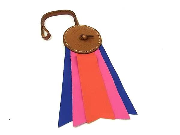 HERMES エルメス バッグチャーム パドック フロット マルチカラー アニョーミロ レディース 美品