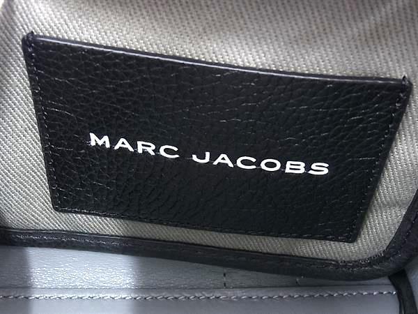 MARC JACOBS マークジェイコブス トートバッグ THE TOTE BAG H009L01SP21 ブラック レザー ユニセックス 2WAY ゴールド金具 超美品