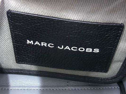 MARC JACOBS マークジェイコブス トートバッグ THE TOTE BAG H009L01SP21 ブラック レザー ユニセックス 2WAY ゴールド金具 超美品