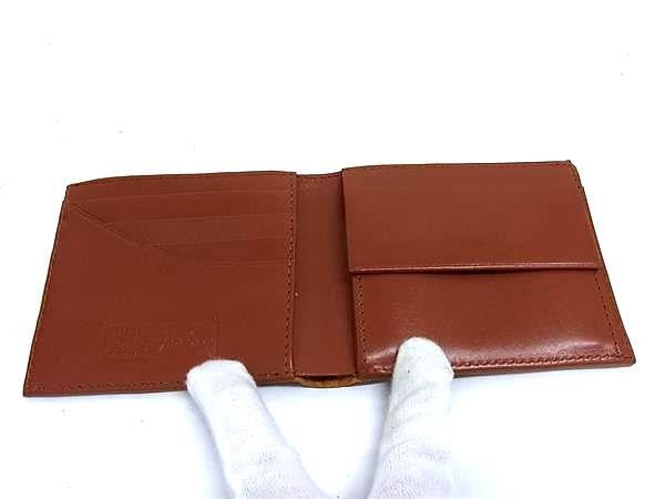 MCM エムシーエム 二つ折り財布 ヴィセトス ロゴグラム コニャック系 レザー メンズ モノグラム 美品