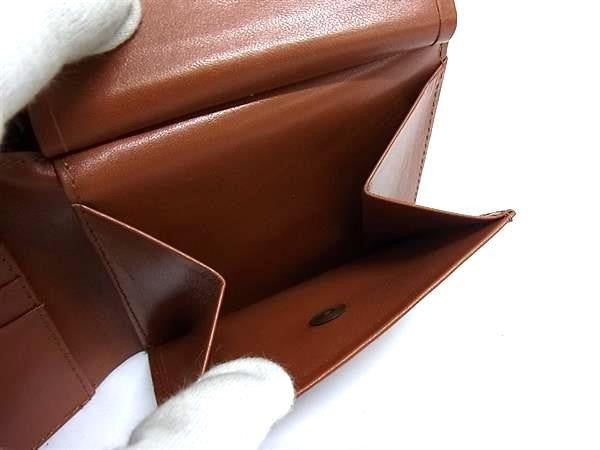 MCM エムシーエム 二つ折り財布 ヴィセトス ロゴグラム コニャック系 レザー メンズ モノグラム 美品