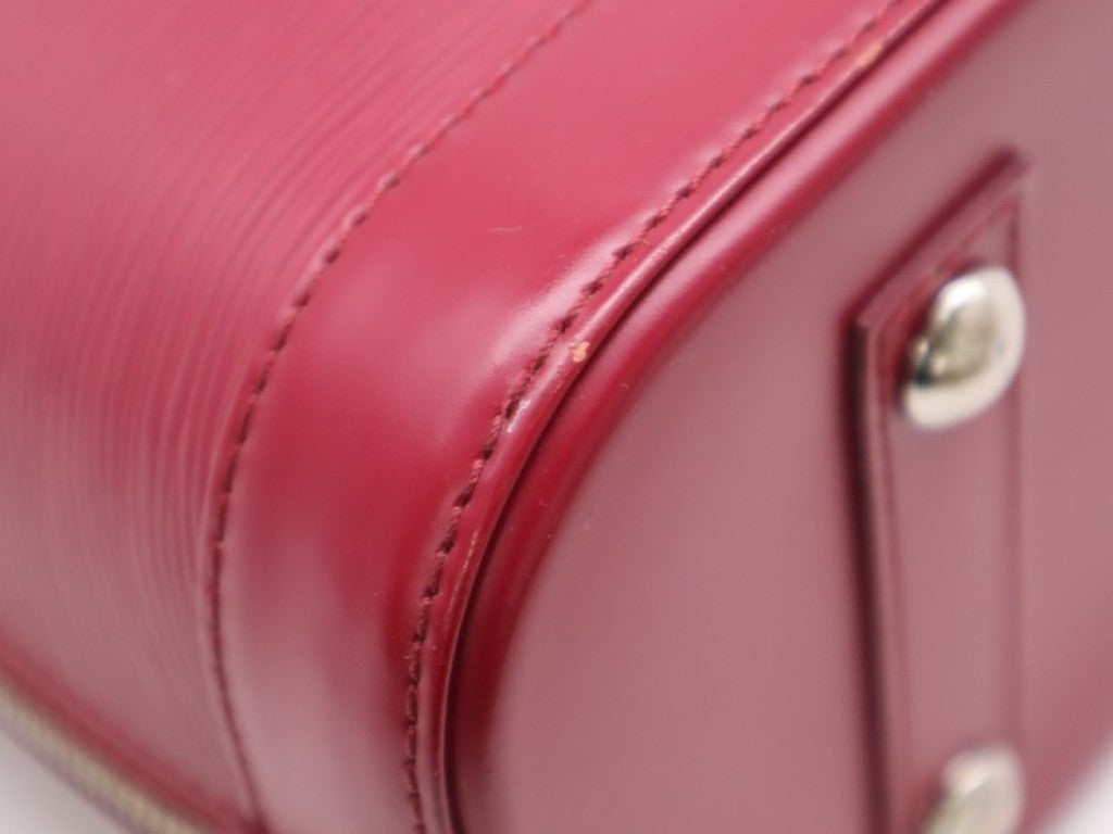 LOUIS VUITTON ルイヴィトン ハンドバッグ アルマPM M40490 フューシャ（ピンク）系 エピ レディース シルバー金具 美品
