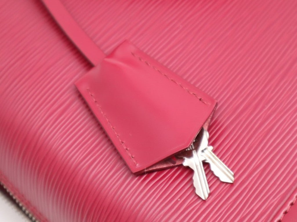 LOUIS VUITTON ルイヴィトン ハンドバッグ アルマPM M40490 フューシャ（ピンク）系 エピ レディース シルバー金具 美品