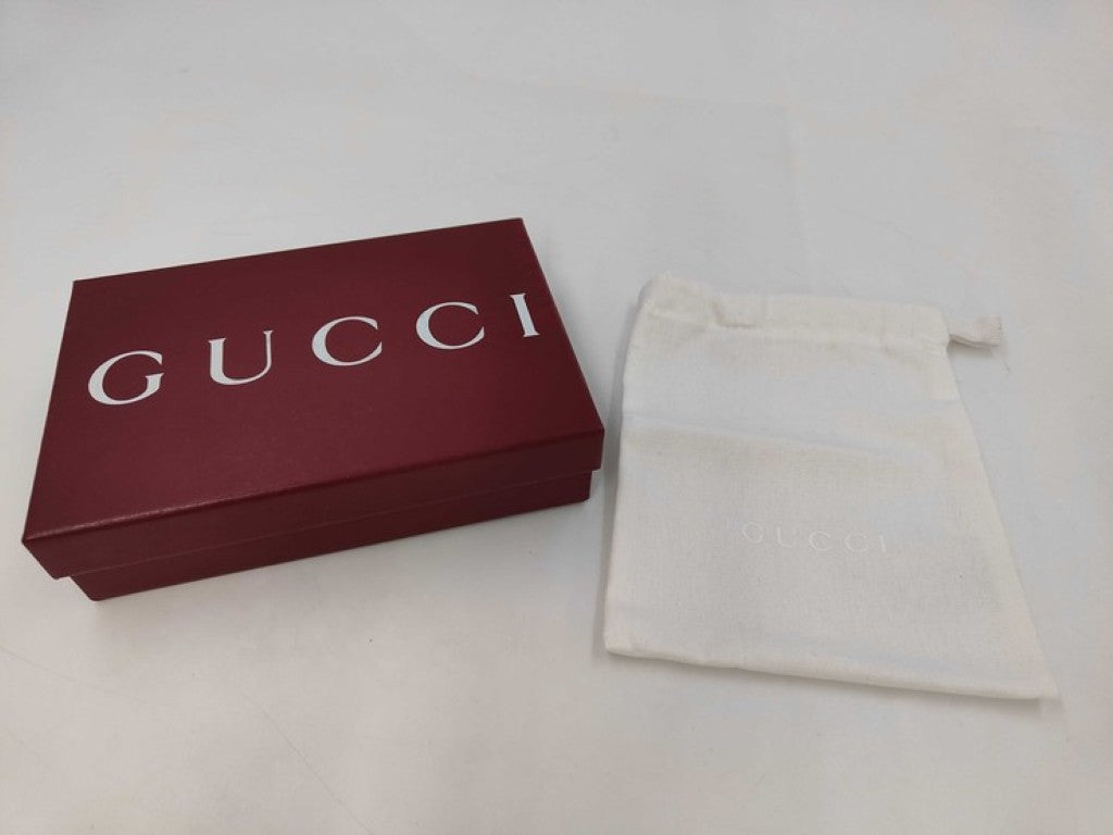 GUCCI グッチ 二つ折り財布 オフディア 725662 ブラウン ベージュ系 GGスプリーム レザー ユニセックス ゴールド金具 美品