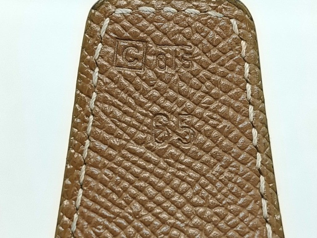 HERMES エルメス ベルト コンスタンス Hベルト ブラック ゴールド系 レザー ユニセックス リバーシブル シルバー金具 美品