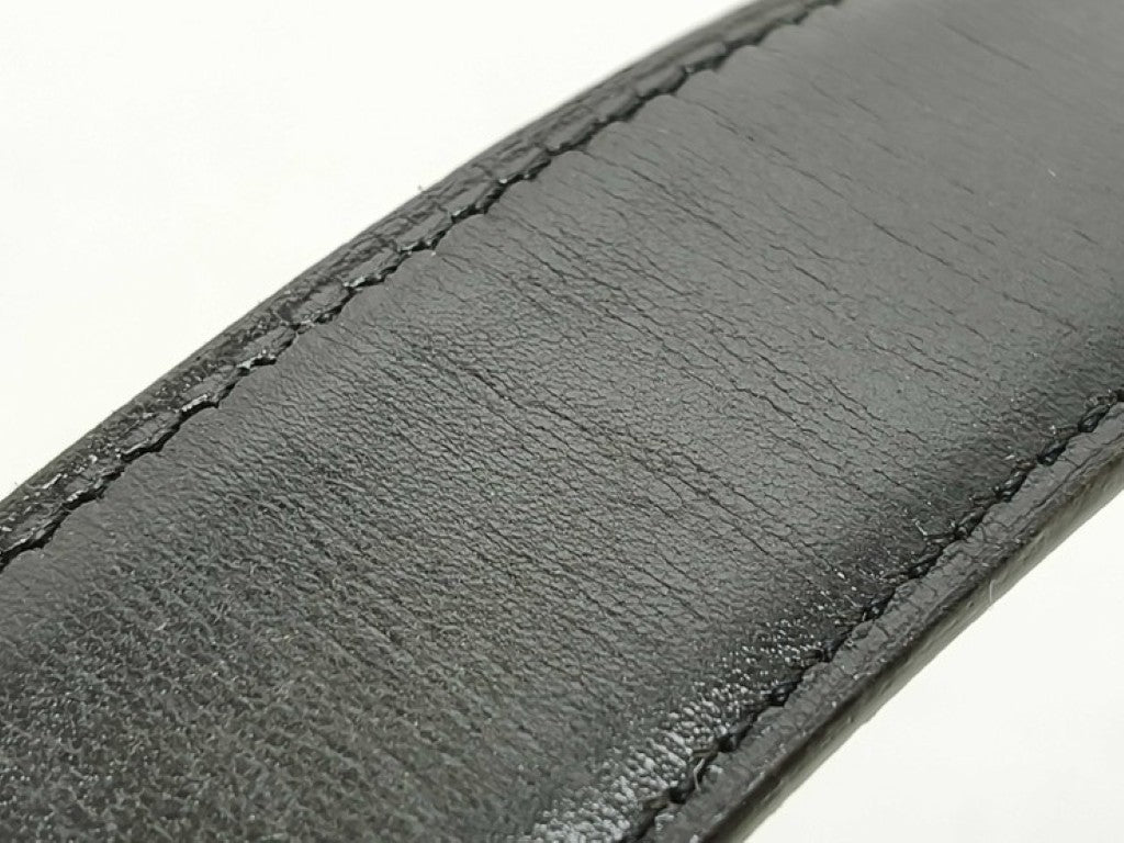 HERMES エルメス ベルト コンスタンス Hベルト ブラック ゴールド系 レザー ユニセックス リバーシブル シルバー金具 美品