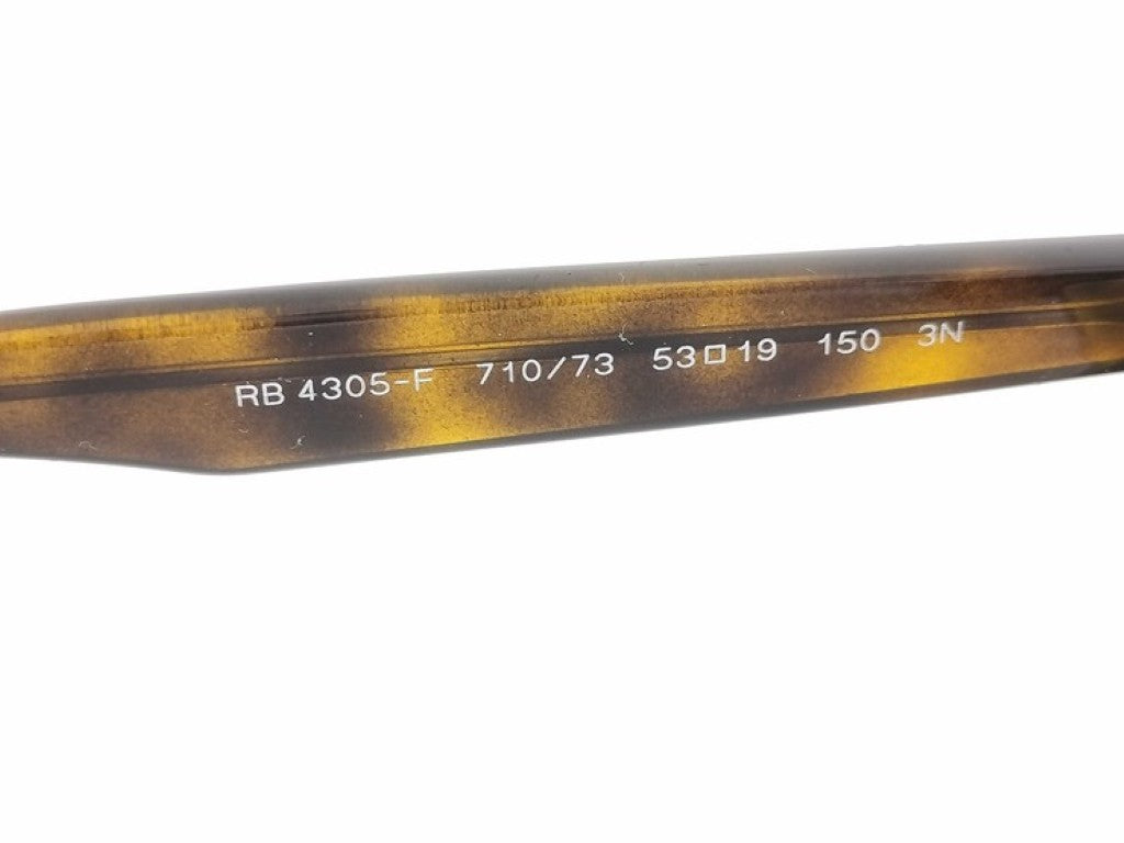Ray-Ban レイバン サングラス RB4305-F ブラウン系 プラスチック メンズ