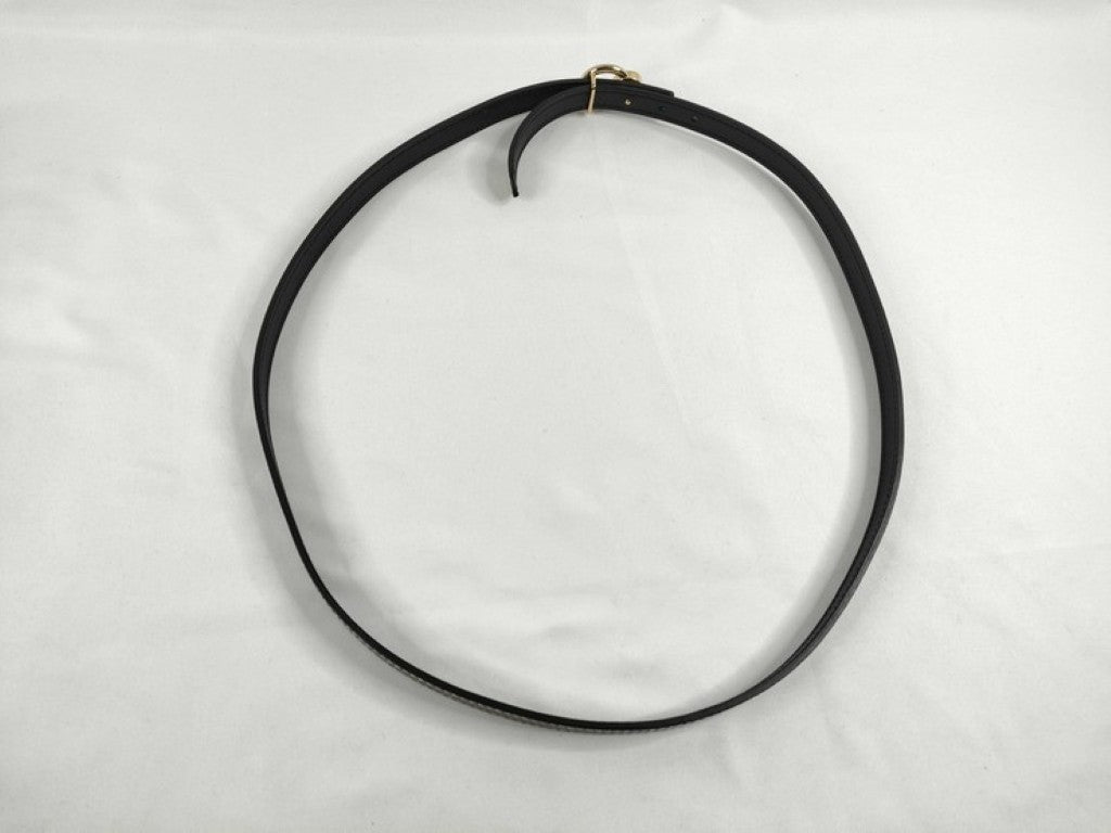 HERMES エルメス ベルト セリエ ミニ エトゥープ ブラック系 レザー レディース リバーシブル ゴールド金具