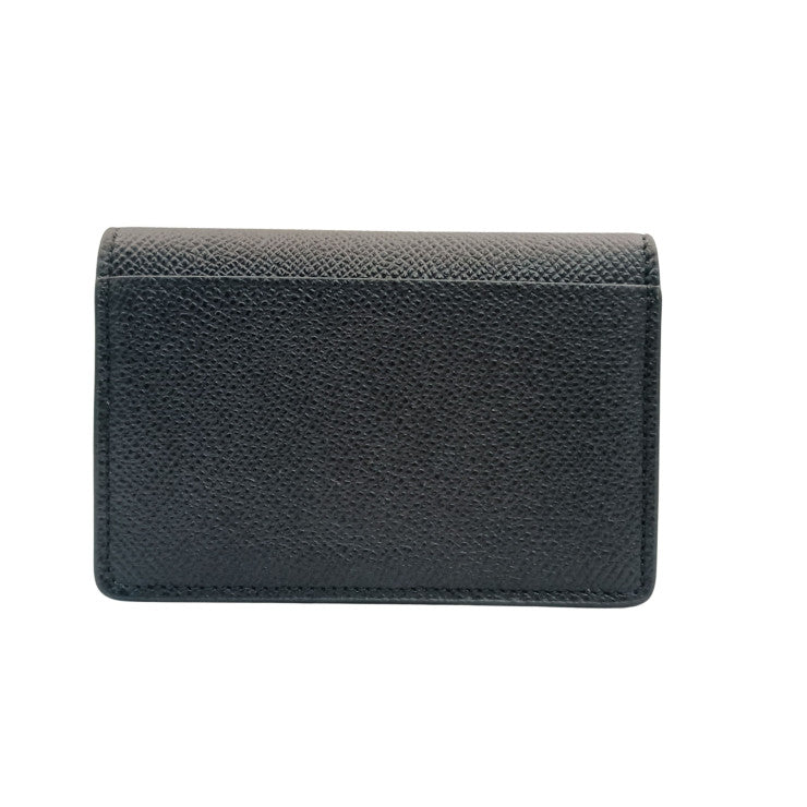 Salvatore Ferragamo フェラガモ 名刺入れ ガンチーニ カードケース IY-220371 ブラック系 レザー レディース ゴールド金具 新品未使用展示品