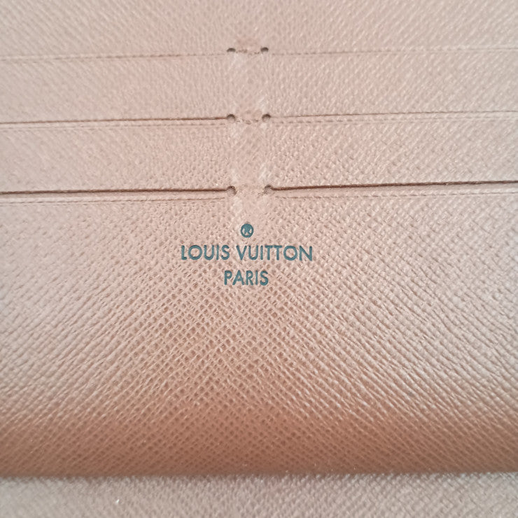 LOUIS VUITTON 長財布 ジッピーオーガナイザー M62581 ブラウン系 モノグラム ユニセックス ラウンドファスナー トラベルケース ゴールド金具 美品