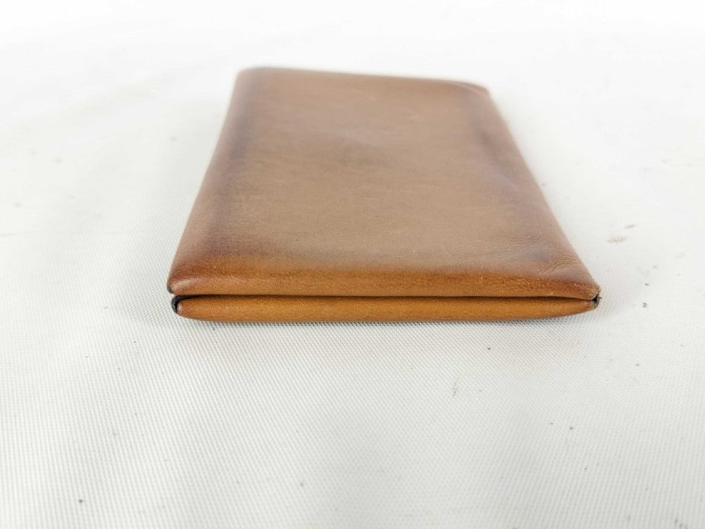 HERMES エルメス カードケース カルヴィ ヴェルソ ブラウン系 ネイビー系 レザー ユニセックス 名刺入れ バイカラー