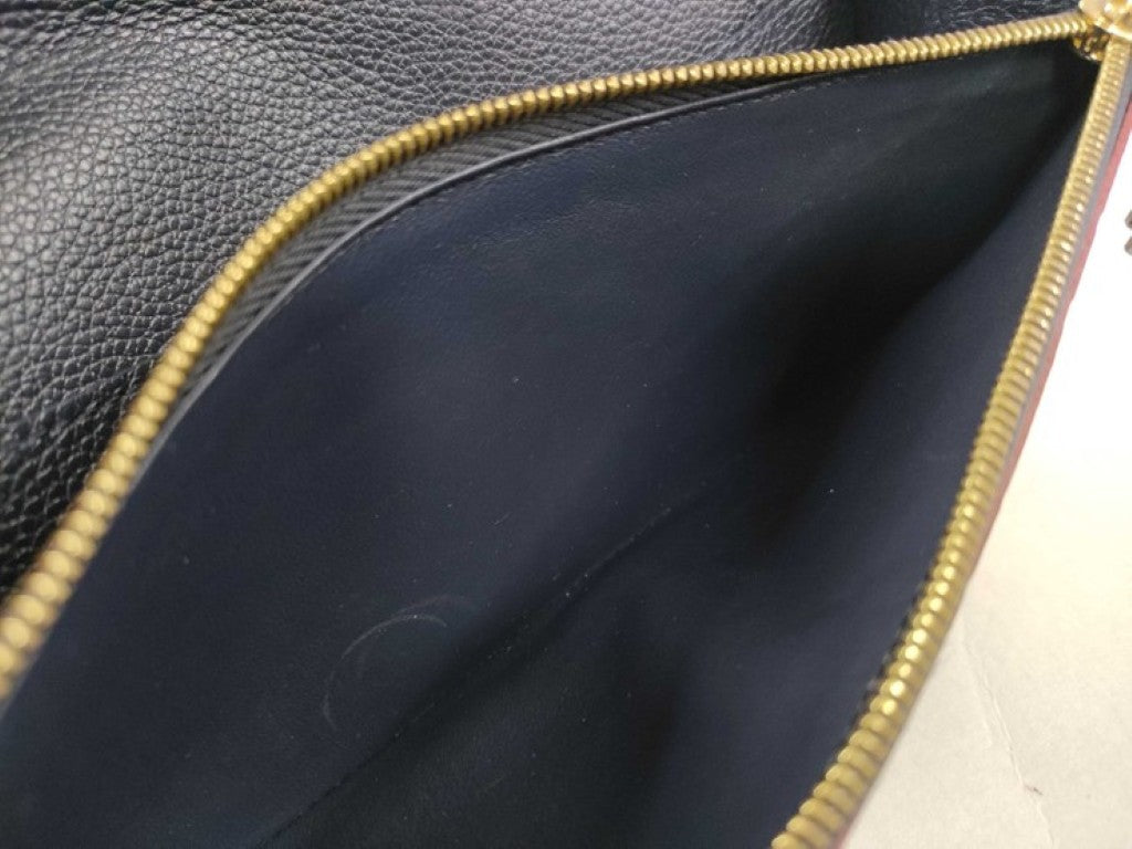 LOUIS VUITTON ルイヴィトン 長財布 ポルトフォイユ エミリー M69417 マリーヌルージュ系 モノグラムアンプラント レディース 二つ折り ゴールド金具 美品