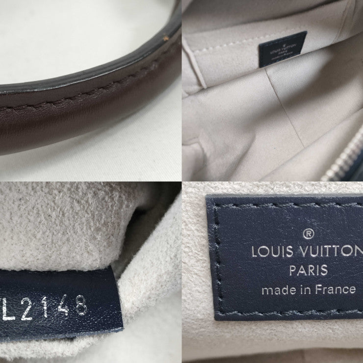 LOUIS VUITTON ルイヴィトン ハンドバッグ スクエアバッグ トロンプ ルイユ コレクション M52350 アンフィニ × プリント・マルチカラー系 カーフレザー レディース 2WAY ショルダーバッグ シルバー金具 美品