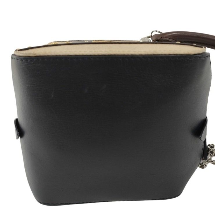 LOUIS VUITTON ルイヴィトン ハンドバッグ スクエアバッグ トロンプ ルイユ コレクション M52350 アンフィニ × プリント・マルチカラー系 カーフレザー レディース 2WAY ショルダーバッグ シルバー金具 美品