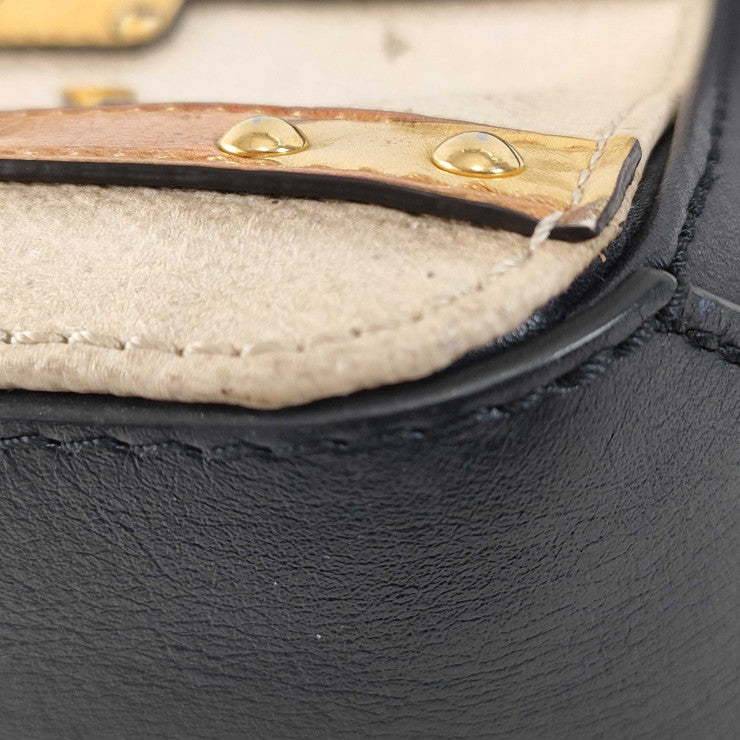 LOUIS VUITTON ルイヴィトン ハンドバッグ スクエアバッグ トロンプ ルイユ コレクション M52350 アンフィニ × プリント・マルチカラー系 カーフレザー レディース 2WAY ショルダーバッグ シルバー金具 美品