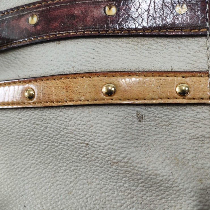 LOUIS VUITTON ルイヴィトン ハンドバッグ スクエアバッグ トロンプ ルイユ コレクション M52350 アンフィニ × プリント・マルチカラー系 カーフレザー レディース 2WAY ショルダーバッグ シルバー金具 美品
