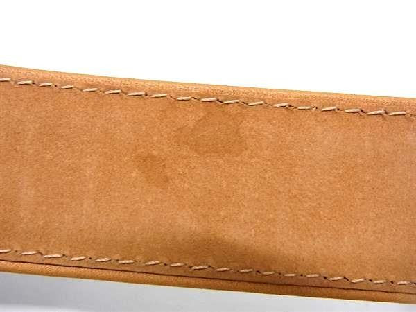 LOUIS VUITTON ルイヴィトン ベルト モノグラムマット M6858 ノワール系 レザー レディース グレー系 シルバー金具 美品