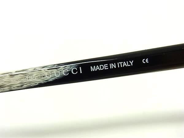 GUCCI グッチ サングラス アイウェア GG 1614 ブラック系マルチカラー×レンズ クリアブルー系 プラスチック メタル ユニセックス 美品