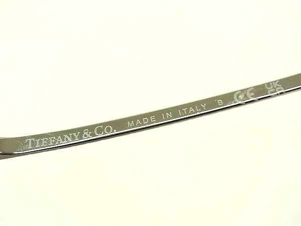 TIFFANY＆Co ティファニー サングラス アジアンフィット TF4191-F ブラック ライトブルー シルバー系 プラスチック メタル レディース 美品