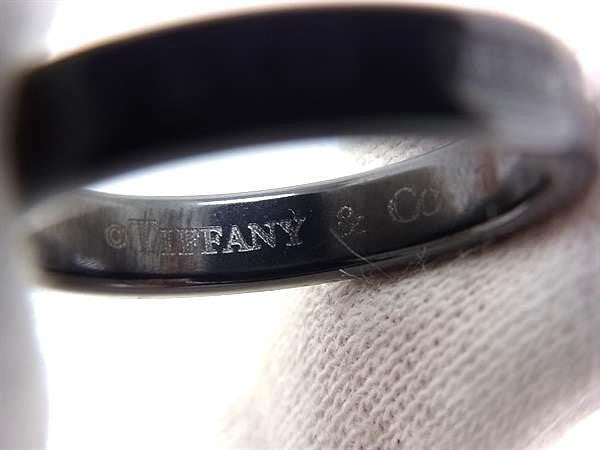 TIFFANY＆Co ティファニー 指輪 1837 ナロー リング ミッドナイト ブラック系 チタン ユニセックス 美品