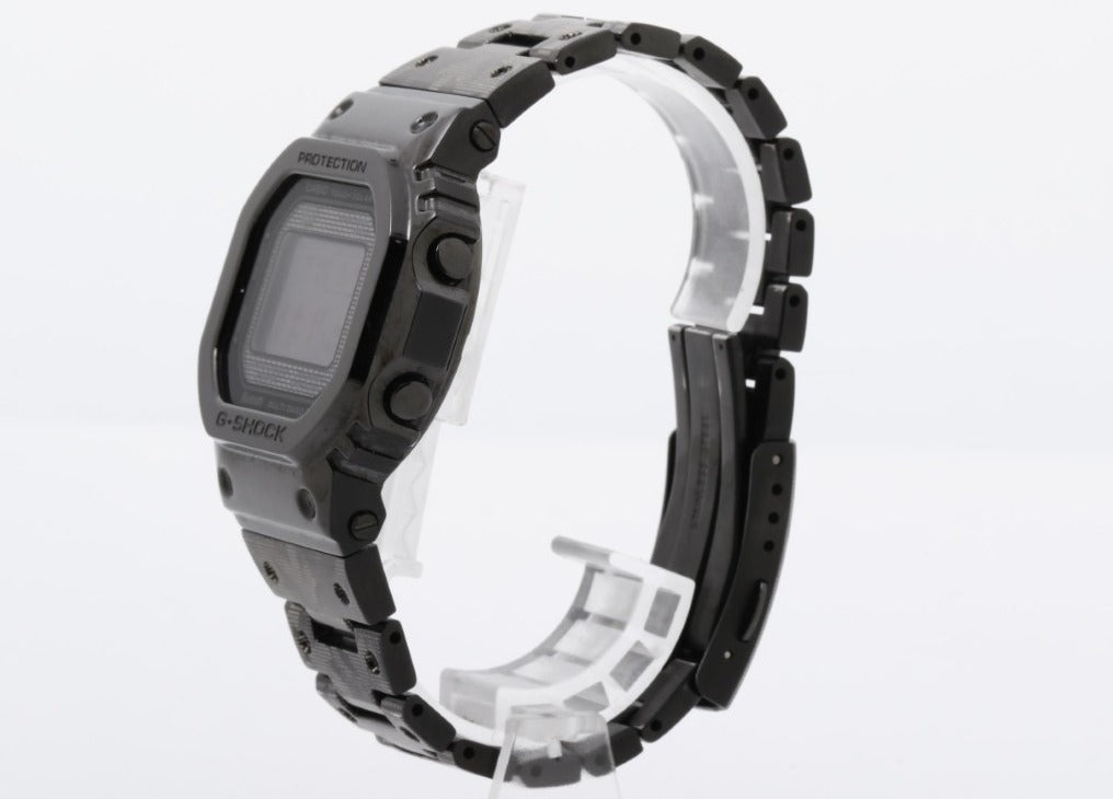 CASIO カシオ 時計 G-SHOCK 40th Anniversary G-SHOCK×ERIC HAZEコラボレーションモデル FULL METAL 5000 SERIES GMW-B5000EH-1JR ブラック系 ステンレススチール メンズ デジタル 美品