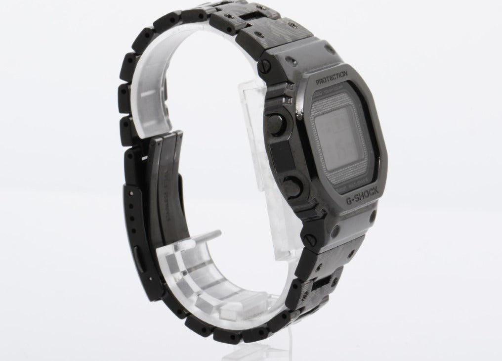 CASIO カシオ 時計 G-SHOCK 40th Anniversary G-SHOCK×ERIC HAZEコラボレーションモデル FULL METAL 5000 SERIES GMW-B5000EH-1JR ブラック系 ステンレススチール メンズ デジタル 美品
