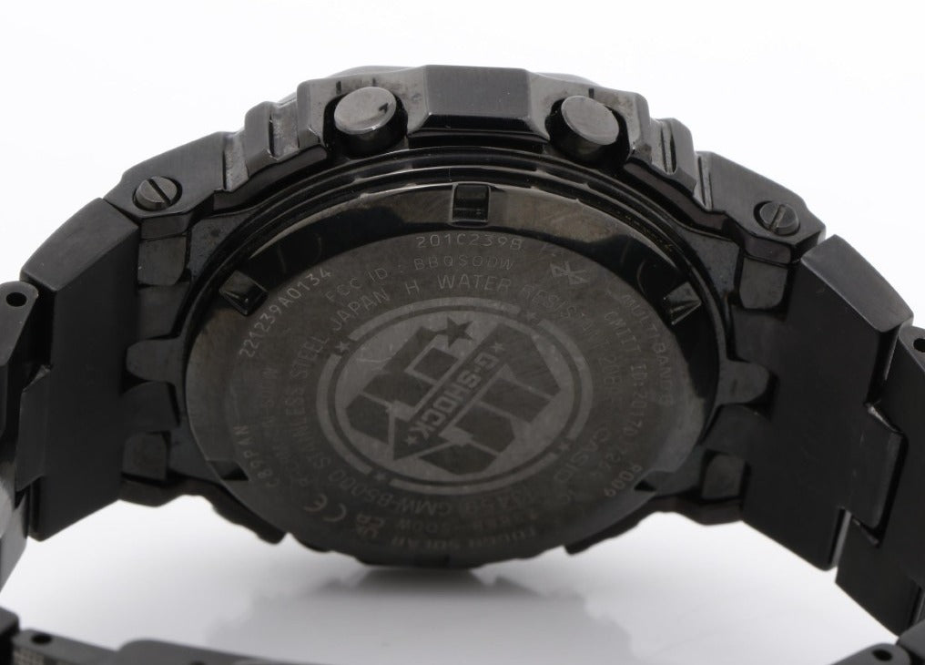 CASIO カシオ 時計 G-SHOCK 40th Anniversary G-SHOCK×ERIC HAZEコラボレーションモデル FULL METAL 5000 SERIES GMW-B5000EH-1JR ブラック系 ステンレススチール メンズ デジタル 美品