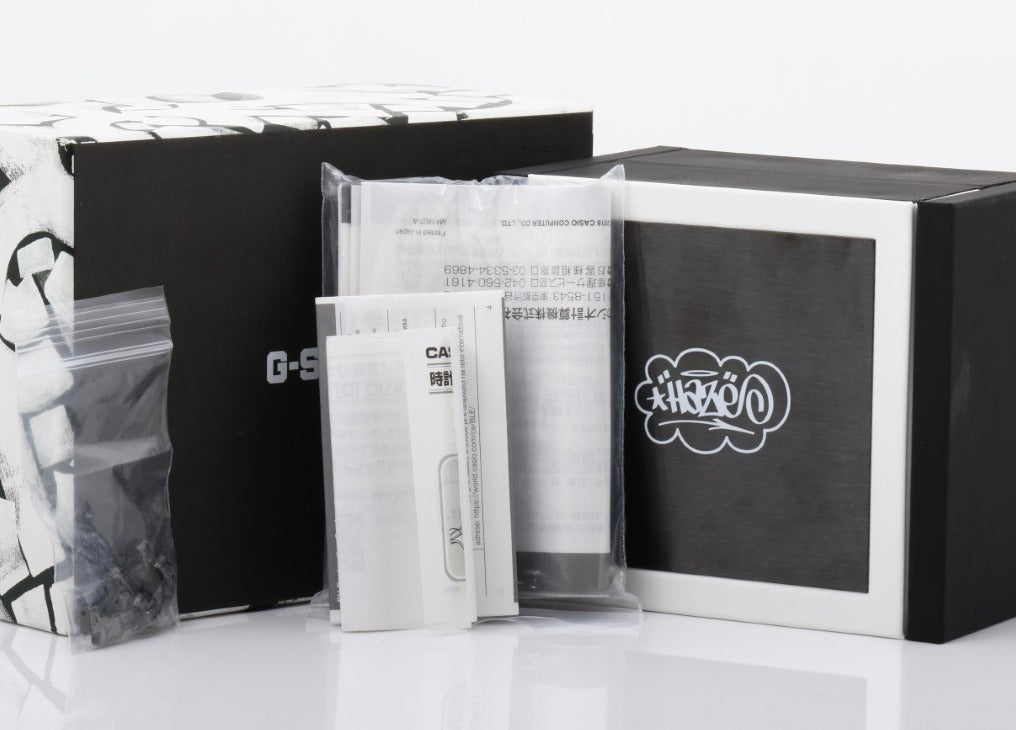 CASIO カシオ 時計 G-SHOCK 40th Anniversary G-SHOCK×ERIC HAZEコラボレーションモデル FULL METAL 5000 SERIES GMW-B5000EH-1JR ブラック系 ステンレススチール メンズ デジタル 美品