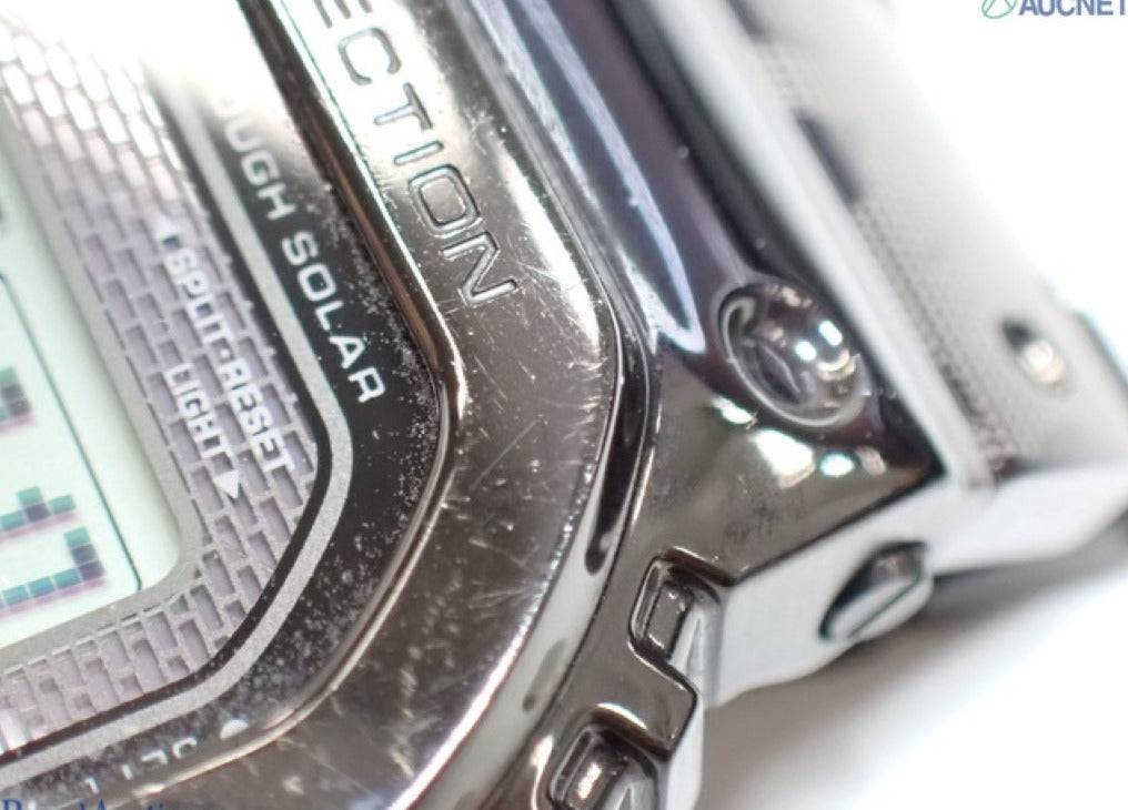 CASIO カシオ 時計 G-SHOCK 40th Anniversary G-SHOCK×ERIC HAZEコラボレーションモデル FULL METAL 5000 SERIES GMW-B5000EH-1JR ブラック系 ステンレススチール メンズ デジタル 美品