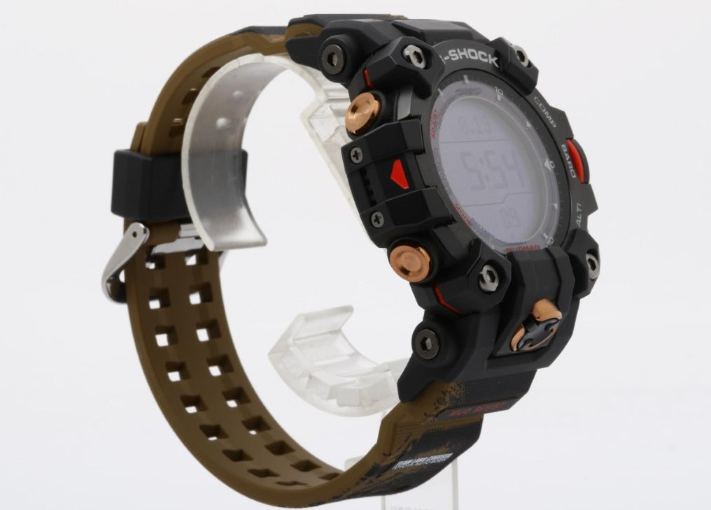 CASIO カシオ 時計 G-SHOCK TEAM LAND CRUISER TOYOTA AUTO BODY コラボレーションモデル MASTER OF G - LAND MUDMAN GW-9500TLC-1JR ブラック系 カーボンファイバー強化樹脂／ステンレススチール 樹脂バンド メンズ デジタル 超美品