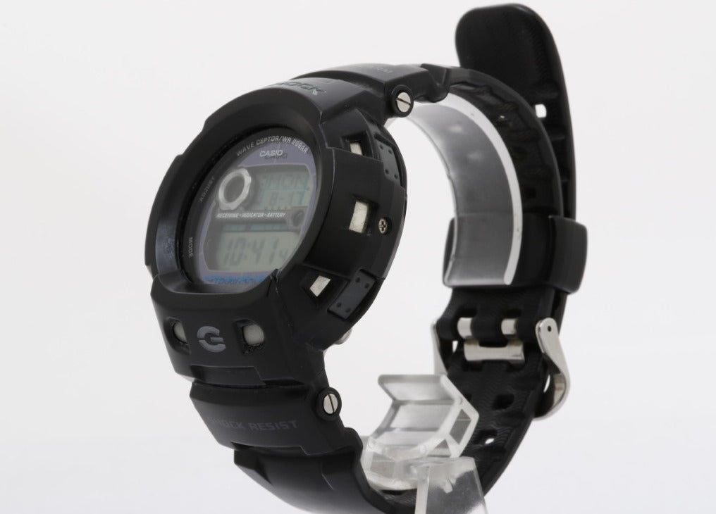 CASIO カシオ 時計 G-SHOCK THE G SILENCER サイレンサー GW-400J-1JF ブラック系 ステンレス 樹脂バンド メンズ デジタル 美品