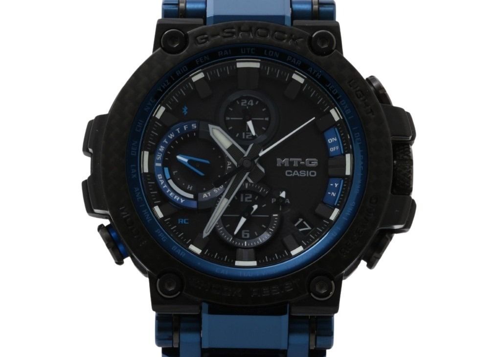 CASIO カシオ 時計 G-SHOCK MT-G MTG-B1000 Series MTG-B1000XB-1AJ ブラック系 カーボンベゼル 樹脂／カーボンファイバー強化樹脂 樹脂バンド メンズ アナログ 美品
