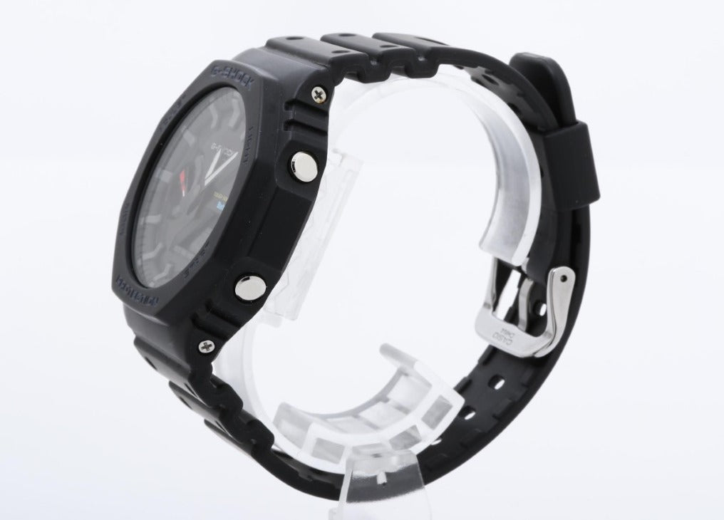 CASIO カシオ 時計 G-SHOCK ANALOG-DIGITAL 2100 Series GA-B2100-1AJF ブラック系 カーボンファイバー強化樹脂／樹脂 樹脂バンド メンズ アナデジ 美品