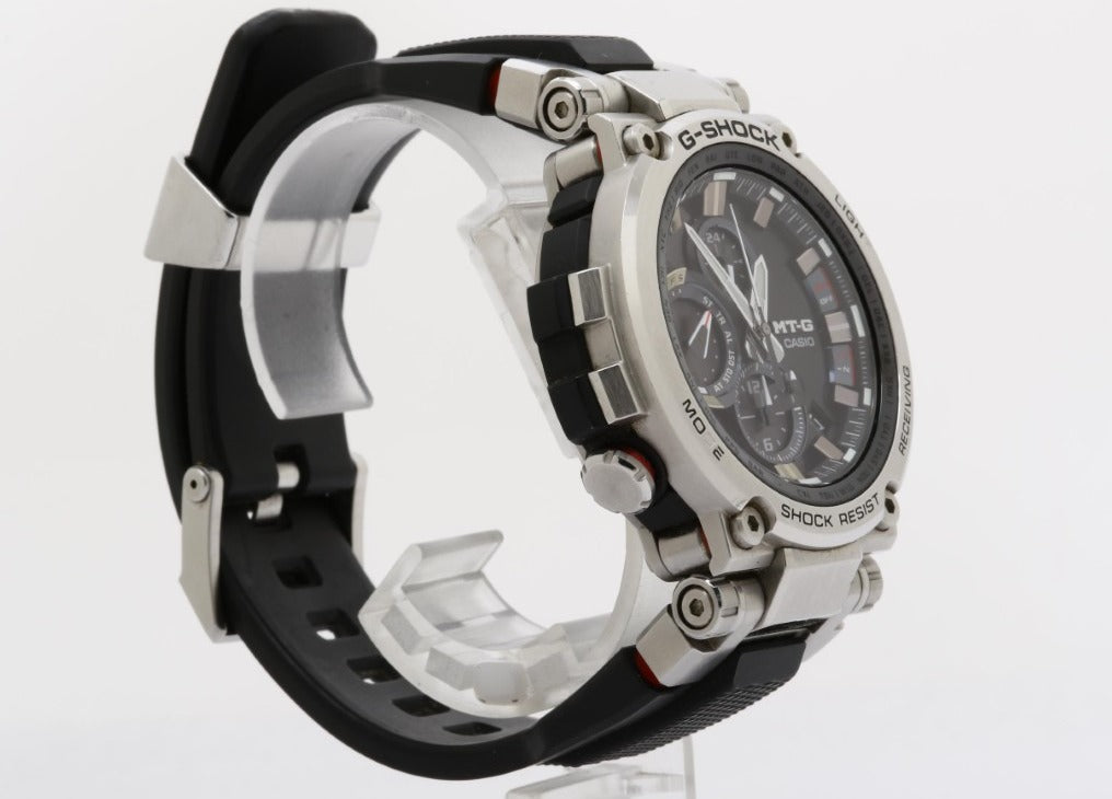 CASIO カシオ 時計 G-SHOCK MT-G MTG-B1000 Series MTG-B1000-1AJF ブラック シルバー系 樹脂／ステンレススチール 樹脂バンド メンズ アナログ 美品