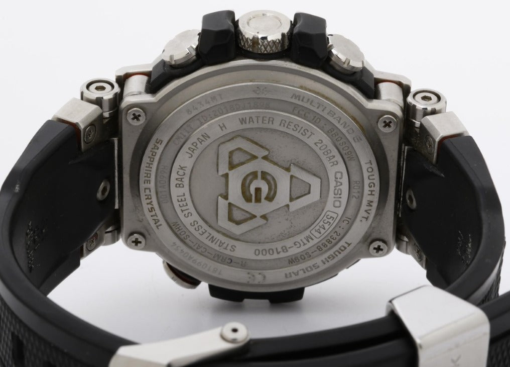 CASIO カシオ 時計 G-SHOCK MT-G MTG-B1000 Series MTG-B1000-1AJF ブラック シルバー系 樹脂／ステンレススチール 樹脂バンド メンズ アナログ 美品