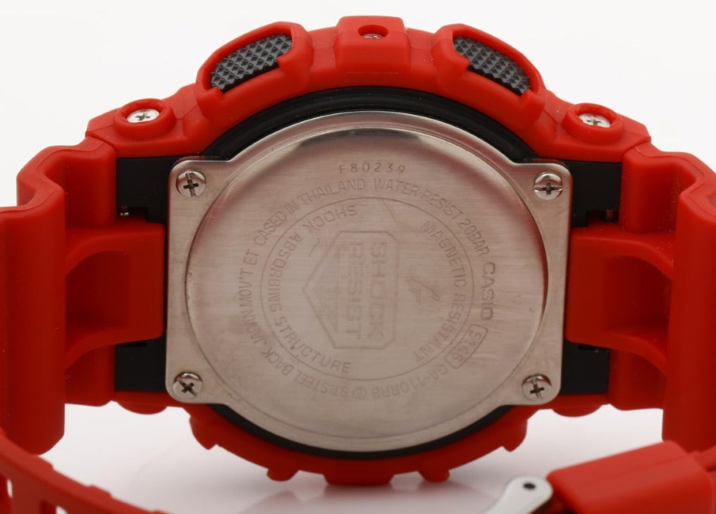 CASIO カシオ 時計 G-SHOCK ANALOG-DIGITAL 110 SERIES GA-110RRB-4AJF レッド系 樹脂 樹脂バンド メンズ アナデジ 新品未使用展示品