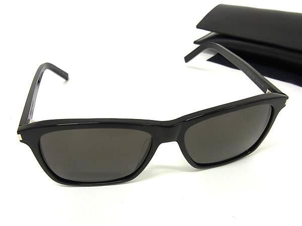 SAINT LAURENT サンローラン サングラス SL 339 ブラック クリアブラック プラスチック ユニセックス 美品
