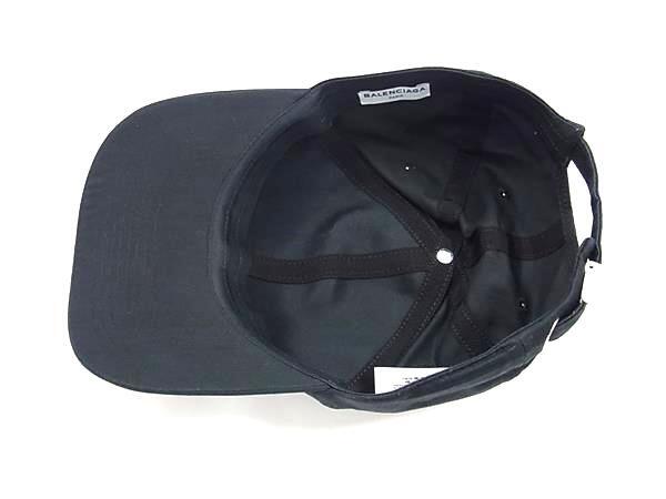 BALENCIAGA バレンシアガ ベースボールキャップ 452245 ブラック コットン100％ ユニセックス 美品